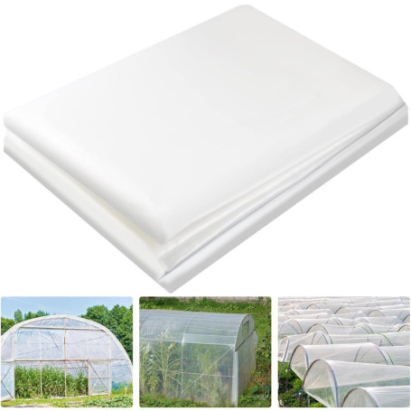 Feuille de Polyéthylène Extra-Épaisse 2x3m pour Jardinage et Protection