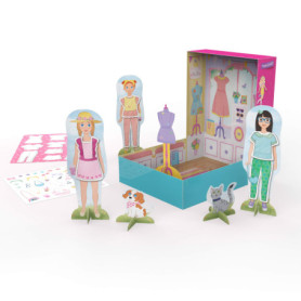 Atelier de Mode pour Poupées en Papier - Créations Colorées