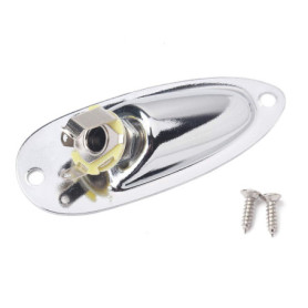 Prise Jack Argentée pour Guitare Fender Strat - Alnicov