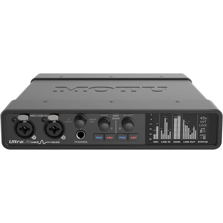 MOTU Ultralite MK5 - Carte Son Externe USB-C 18x22 pour Home Studio