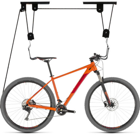 Support de Plafond pour Vélo Retoo - Élévateur Universel Noir pour Garage