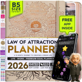Planificateur de la Loi de l'Attraction 2026 - Organisateur de Vie et Productivité