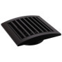 Grille de Ventilation Réglable Ø 100mm Anthracite avec Moustiquaire