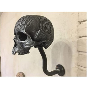 Support Mural Tête de Mort pour Casque de Moto - YFZCLYZAXET