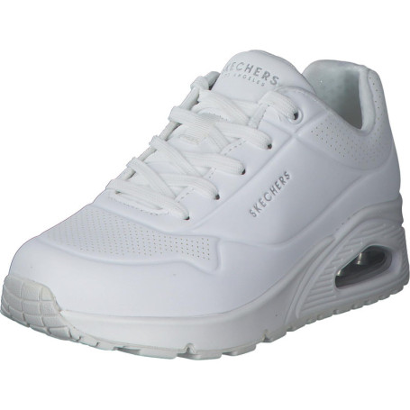 Skechers Uno Stand Air - Sneakers Femme Confortables en Blanc