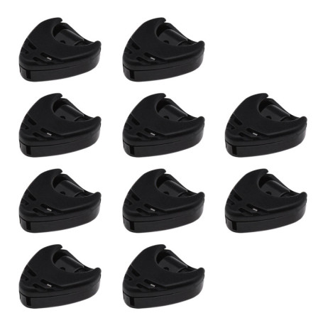 ECSiNG Support de Médiators pour Guitare - 10 Étuis de Rangement Adhésifs