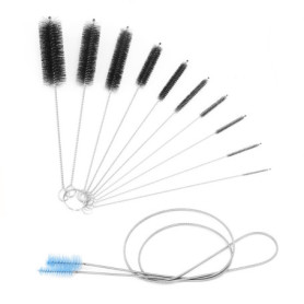 ZEONHEI Lot de 10 Brosses de Nettoyage Flexibles pour Tuyaux et Canalisations