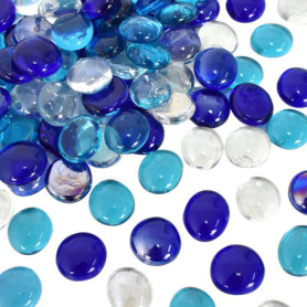 Naapesi 120 Galets Décoratifs en Verre Multicolores pour Vases et Jardin