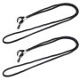 Cordon Réglable pour Lunettes RUNFENG - 2 Pièces Noir 70cm