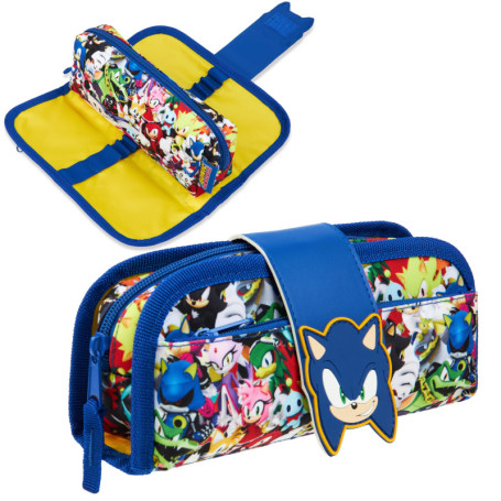 Trousse Scolaire Sonic The Hedgehog avec Fournitures Incluses