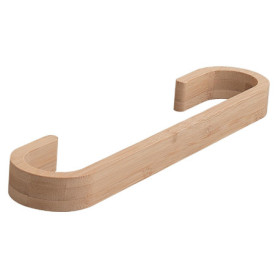 Barre Porte-Serviettes Gedy 30 cm en Bambou Naturel