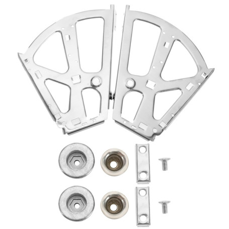 Charnières en Acier Inoxydable pour Armoire à Chaussures - Lot de 2