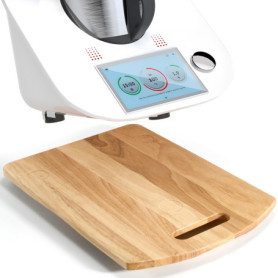 Planche Coulissante en Bois pour Thermomix TM6 avec Roues Universelles
