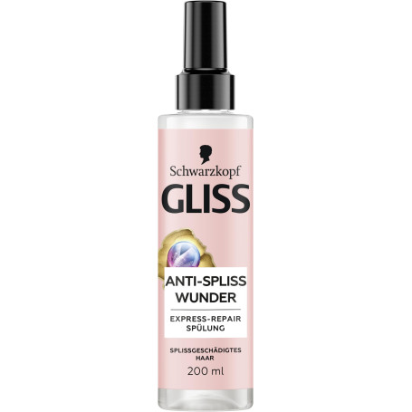 Gliss Après-shampoing Anti-Fourches 200 ml - Réparation et Protection des Cheveux