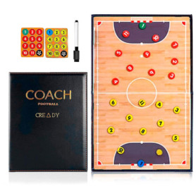 Tableau de Football Magnétique CREADY avec 24 Pions et Marqueur