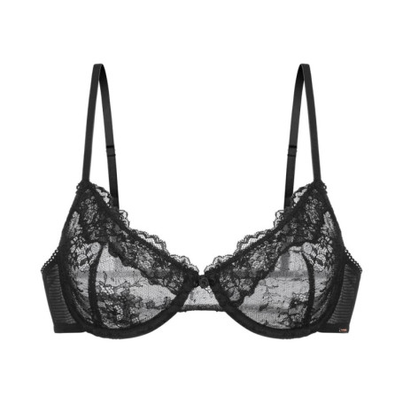 Soutien-Gorge DORINA Origins en Dentelle Noire avec Armatures Ajustables