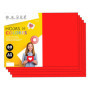 Papier A3 Couleur Rouge - 250 Feuilles 80g pour Imprimante et Loisirs Créatifs