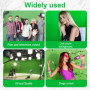 Écran Vert Pliable 2x3m avec 4 Pinces pour Studio Photo et Streaming