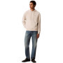 Hoodie Monogram Calvin Klein pour Homme - Luxe Décontracté en Blanc