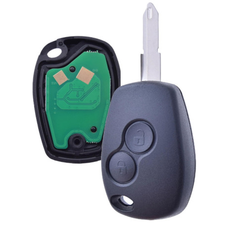 Clé Vierge ANGOFIZ ID46 à Programmer pour Dacia - 2 Boutons