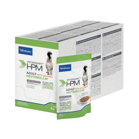 Alimentation Complète pour Chats Castrés au Saumon - 12 x 85 g