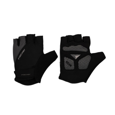 Gants de Cyclisme Fischer avec Rembourrage en Gel - Taille M/L Noir