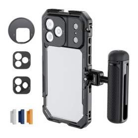 Cage de Protection NEEWER pour iPhone 17 Pro Max avec Poignée Bluetooth