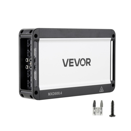 Amplificateur Audio Voiture VEVOR 4 Canaux 420W - Son Clair et Puissant