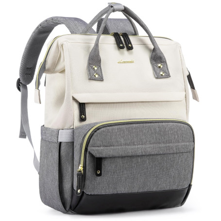 LOVEVOOK Sac à dos étanche pour femme, fille, adolescente, avec compartiment pour ordinateur portable de 15,6" et 17,3", pour l'