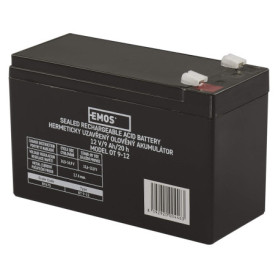 Batterie AGM 12V 9Ah EMOS - Accumulateur au Plomb Sans Entretien