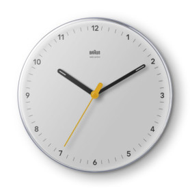 Horloge Murale Braun Classique Radiocommandée - 23 cm Noir