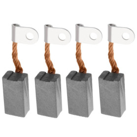 ECSiNG Lot de 4 Balais de Charbon pour Moteur Bosch - 25,5 mm