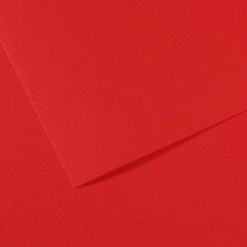 Canson Pack de 25 Feuilles Aquarelle Rouge Vif 160g - 7 Teintes
