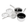 Set de 3 Casseroles Ninja Foodi ZEROSTICK en Acier Inoxydable