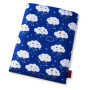 Couverture de Livre en Tissu Motifs Nuages - LParkin