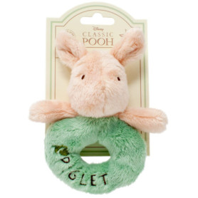 Hochet en Peluche Winnie l'Ourson pour Bébé - Rainbow Designs