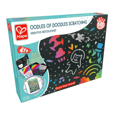 Coffret Artistique à Gratter Hape - Créativité et Motricité Fine pour Enfants