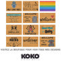 Paillasson Original Koko Doormats - Bienvenido al Lado Oscuro 40x60 cm