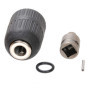 Mandrin de Perçage Sans Clé Carkio avec Adaptateur 1/2" pour Forets de 2 à 13 mm