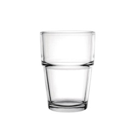 Gobelet Empilable en Verre Trempé Olympia 200 ml - Lot de 12