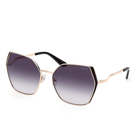 Lunettes de soleil GUESS GU7843 en Rose Or Scintillant pour Femme