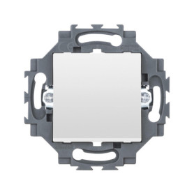 Bouton-poussoir automatique 1P 250V - Blanc Dahlia élégant