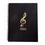 Classeur de Musique A4 Imperméable avec 50 Pochettes - Protection Idéale pour Partitions