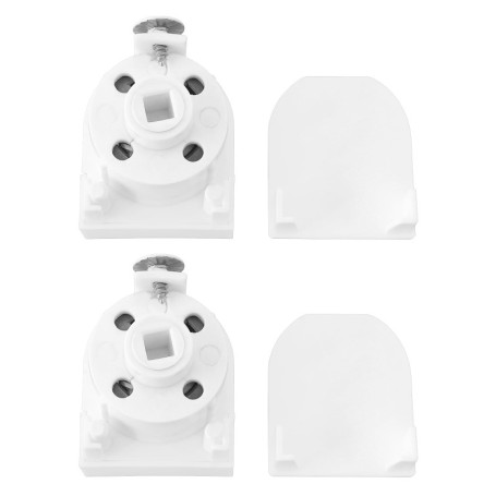 ECSiNG Lot de 2 Mécanismes de Commande pour Rideaux Romains 37x33 mm