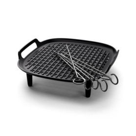 Kit Grill Philips pour Airfryer XXL - Accessoires de Grillade Antiadhésifs