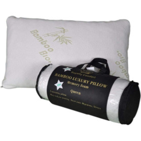 Oreiller Mémoire de Forme en Bambou Royalty Comfort - Luxe 50x76cm