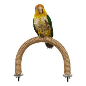 Perchoir en Corde U pour Oiseaux - Accessoire de Jeu et d'Exercice