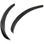 Enjoliveurs de Passage de Roue Hypersonic - Extensions de Garde-Boue Universelles - Noir - Set de 2