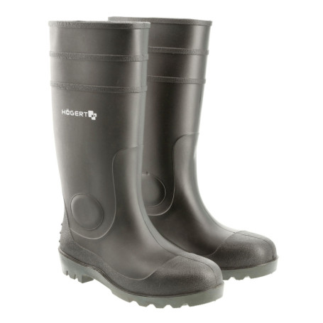 Bottes de Sécurité Högert Technik Noir Mi-Mollet 45 EU
