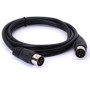 Câble Audio MIDI 6 Broches Mâle HTGuoji - 1,5 m pour Instruments Musique